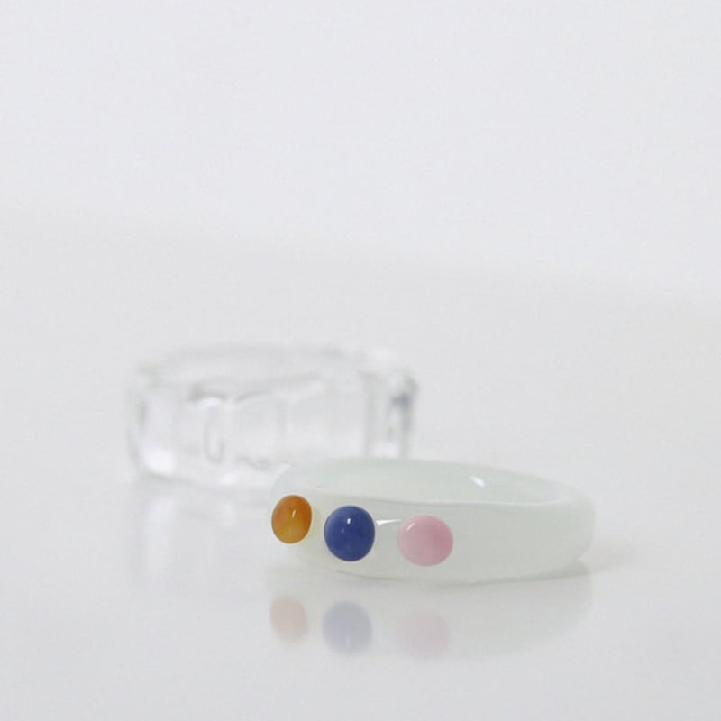 APIOH Pebble Glass Ring