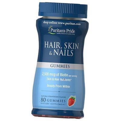 Formel für Haut, Haare und Nägel, Haar-, Haut- und Nagelgummis, 80 Tab Erdbeere (36367217)