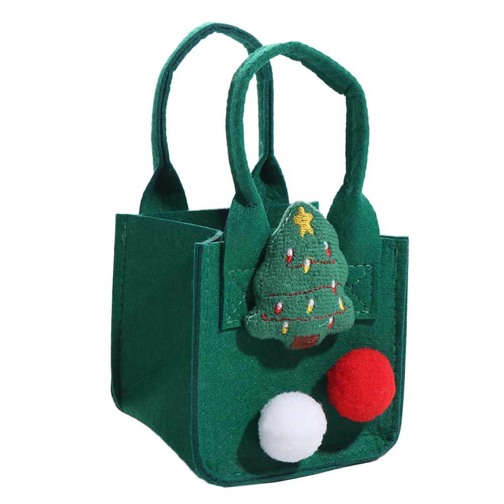 Cartoon Backpack Candy Bag Christmas Candy Bag Christmas Santa Christmas Treat Bags Cute Cartoon Children s Candy Bag Party OneSize зелёный