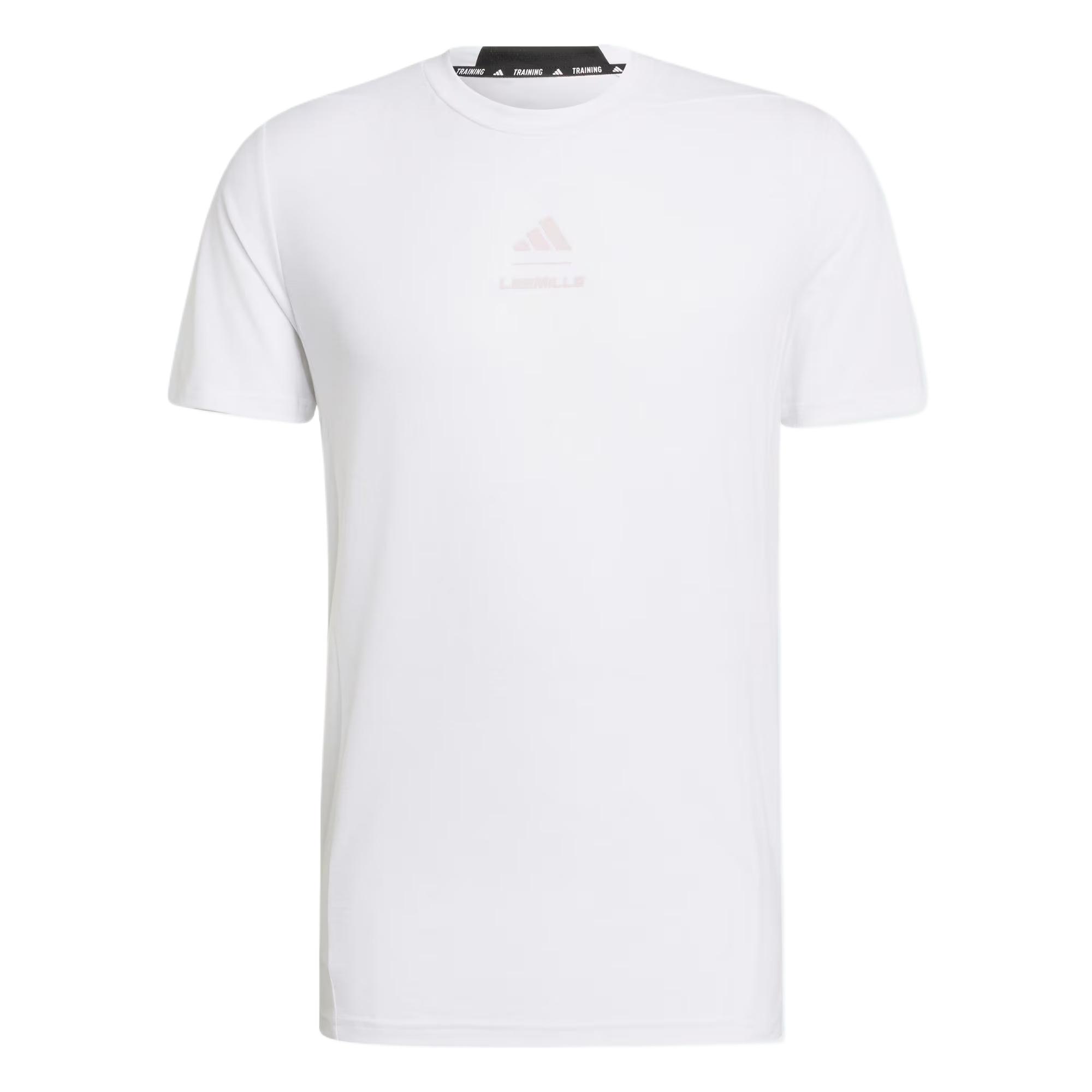 Adidas LES MILLS T Shirts Men s White Crew Neck Moderate KS5928 L