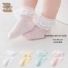 Summer Baby Girl Mesh Socks - Lace Trim, Breathable Cotton, Class A