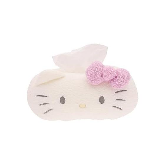 Marushin Tissue Cover Sanrio Hello Kitty Marshmallow Hello Kitty Knit Fabric 3785005400