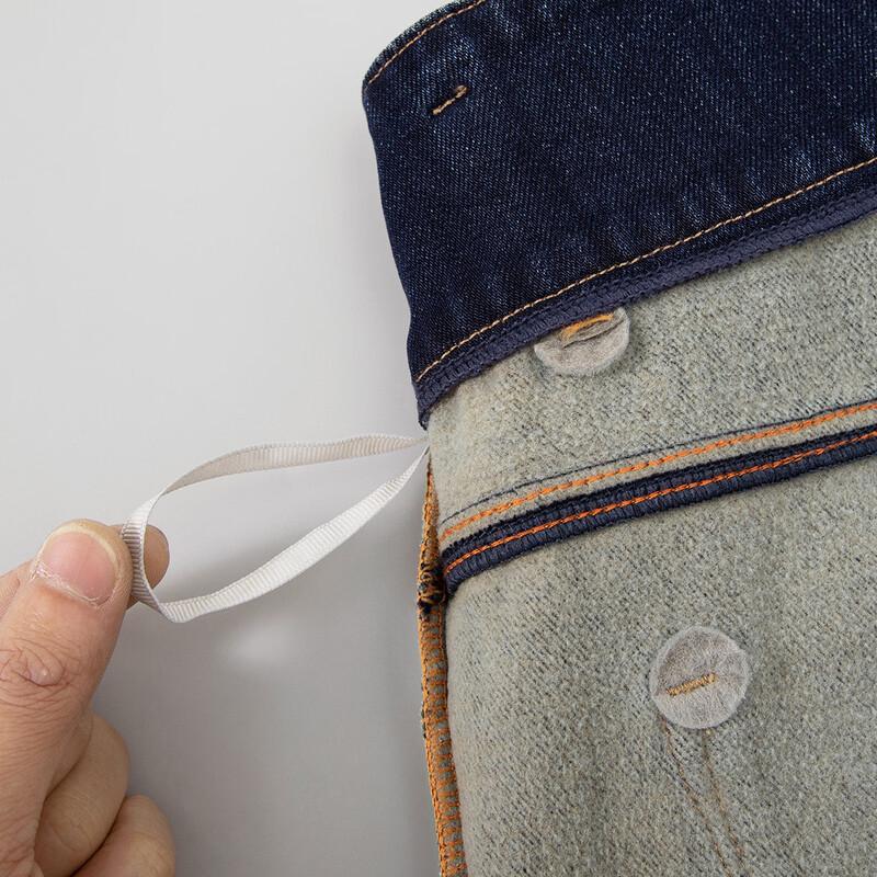 RAIN.CUN Dámské úzké džíny s vysokým pasem a fleecovou podšívkou ke kotníkům