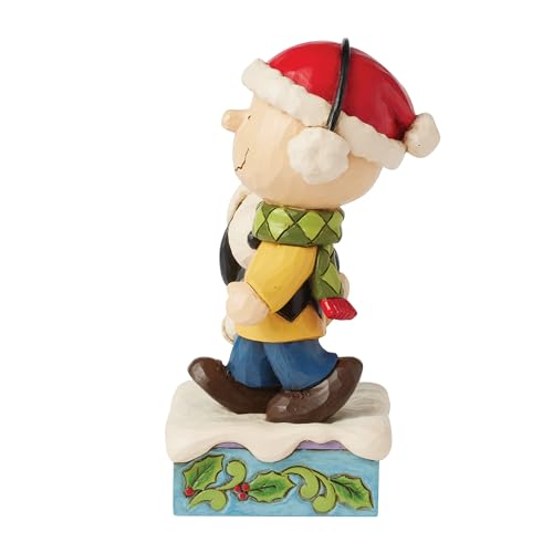 JIM SHORE Snoopy & Charlie Scarf <Christmas> 6017237