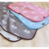hiorie Made in Japan gauze baby mini blanket bear baby gauze birth blanket (Hiorie) 4-ply blanket, size, pattern, blue, blanket, gift,