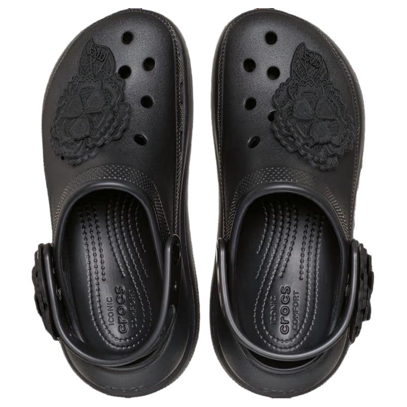 Crocs Crush Clog Fashion Trend Comfortable Clogs Women clogs Black 212983-001