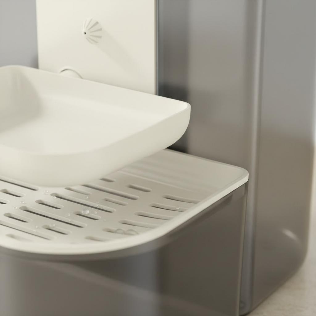 Automatic Pet Fountain Angled-Flow Design Automatic Pet Water Fountain