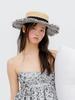 Beulaunhaes Wide Tweed Boater Hat - Grey