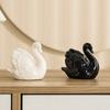 1pcs Black and White Swan Ornament Light Luxury Opening Housewarming Gift Home Decoration Nordic Gift
