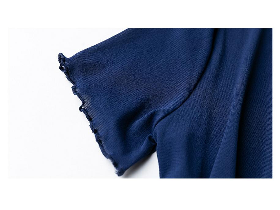 Women's Mesh Ice Silk V-Neck Short Sleeve Tee - Slimming Chic Summer Top