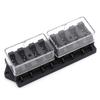 4/6/8/10 Way Car Fuse Box Car Fuse Holder Truck Auto Blade Fuse Box With 4/6/8/10/12 Fuses for 12V 32V ATO Standard Circuit Fuses4