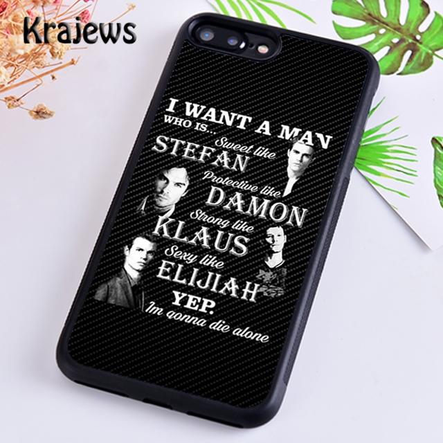American TV The Vampire Diaries 1839 Phone Case Cover For iPhone 17 Air 16 15 14 plus 12 13 pro max Fundas