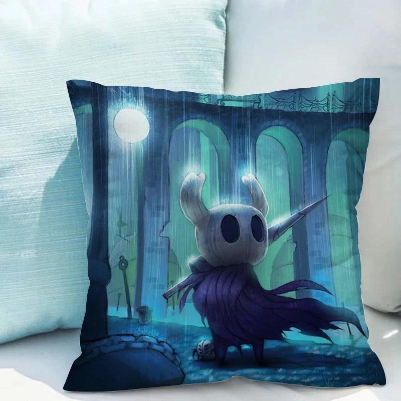 Decorative Pillowcase X Hollow Knight Cushions Home Decor Double-sided Printing Pillow Cases Cushion Cover X Short Plush