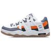 Li Ning Yufeng Synthetic Leather Comfortable Coverage Thermal Slip Resistant Low Top Skateboard Shoes Men's White Gray AGCQ295-2
