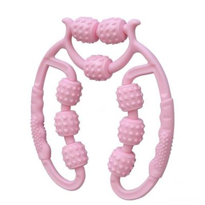 Senfuu Fitness Muskel-Faszien-Faszien-Blut-Handheld-Roller, Roller, Roller, Lösen, Zirkulation, Rollen, Arme, Beine, Oberschenkel, (Rosa)