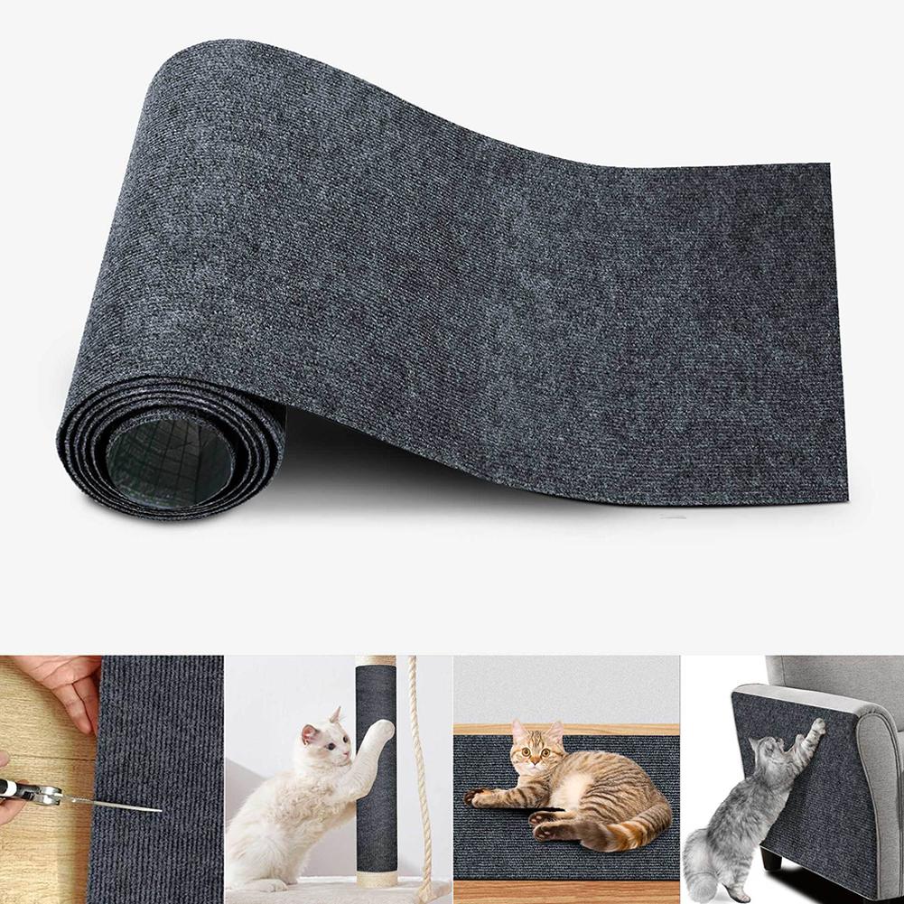 Self-Adhesive Cat Scratching Mat Cat Scratch Furniture Cat Claws Couch Climbing Protector Prote A1B5