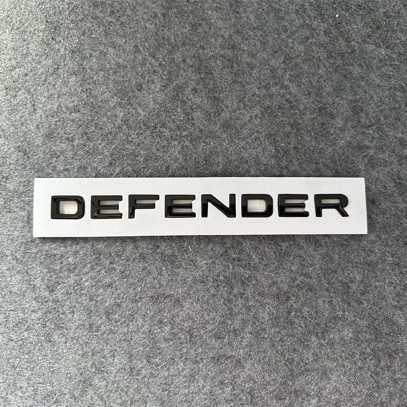 Land Rover Defender 2020-2023 Hood Letter Badge - Dark Tail Car Sticker Modification
