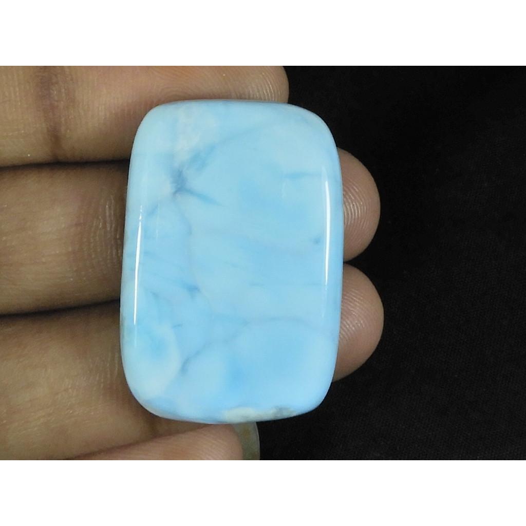 21XX30X6MM Larimar Bleu Naturel Forme Octogonale Cabochon Pierre Gemme Libre 44Cts. LR-29