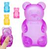 1pc Bead Filled Ultra Soft Bear Stress Ball, 3.5in High Density Slow Rebound Sensory Toy for Classroom Prize