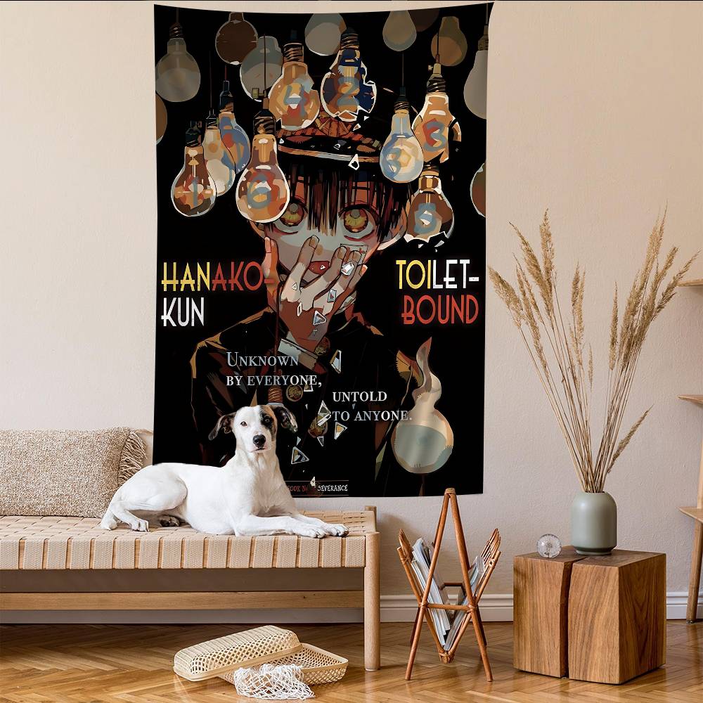 Anime graphics Popular Toiletbound Hanakokun Tapestry suits INS home decor great for wall hanging  dormhome use