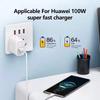 100W 10A USB Type C Data Cable Super Fast Charing Line for Xiaomi Samsung Huawei Mate 60 Honor Quick Charge Type-C Data Cord