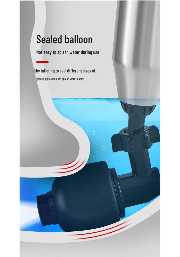 One-Shot Drain Unblocker for Toilets, Sewers, and Kitchen Floors
