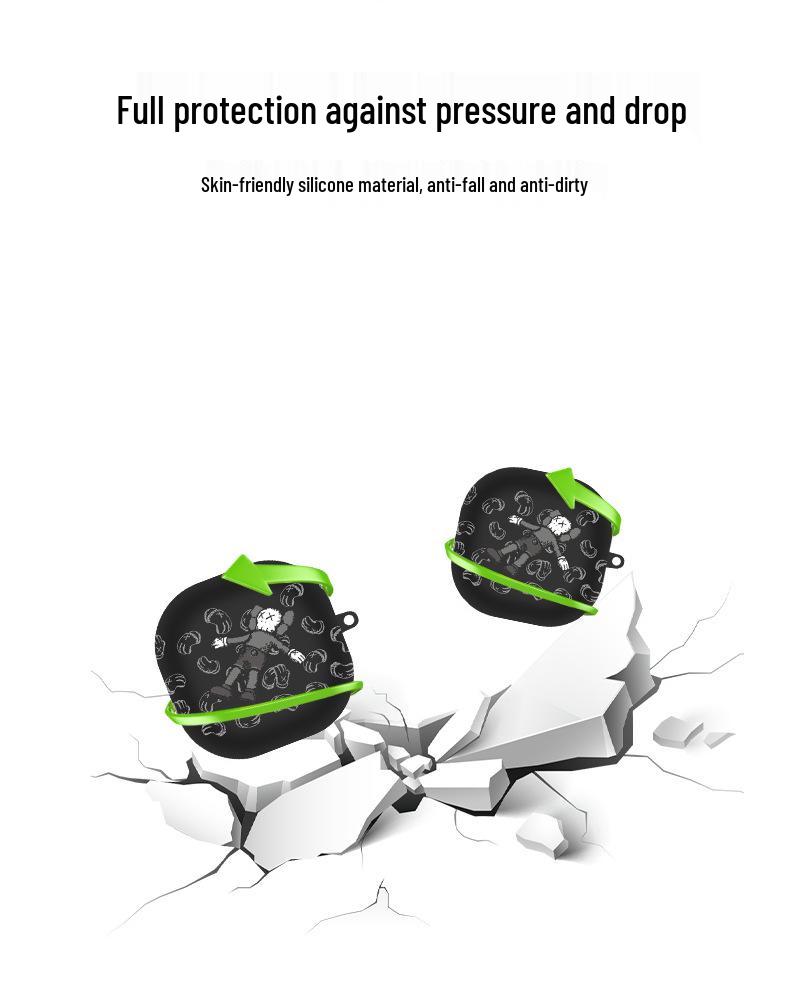 Compatible Protective Case for Samsung Buds2 Pro/Live/Buds2 FE Wireless Earbuds