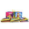 Early Education Toy English Palm Book Animal Digital Shape Recognition Green Cloth Book Gift