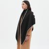 Loose Fit Knitted Poncho Cape Thick Women Shawl Fashion Warm Shawl Scarf  Office Wear