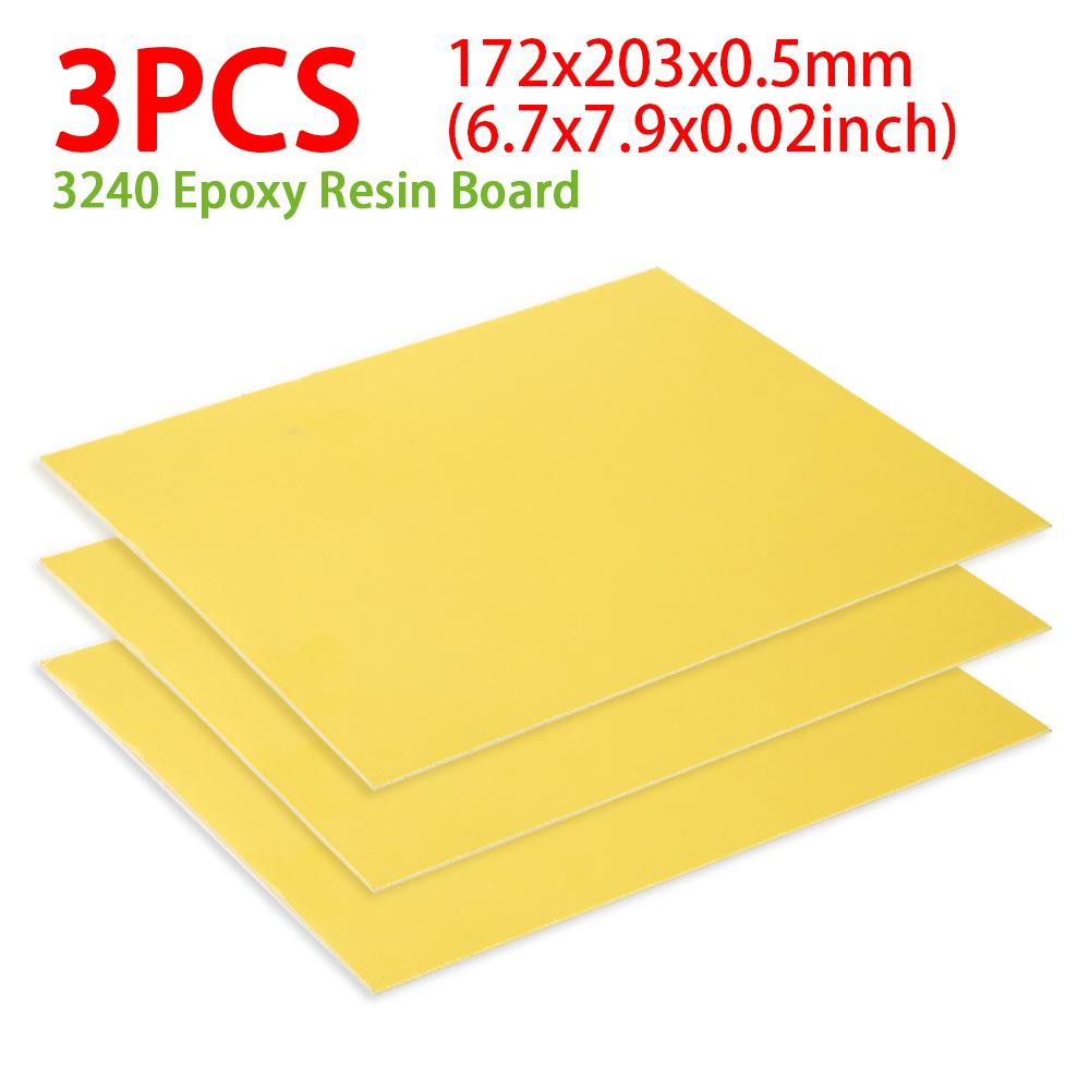 3240 Insulation Epoxy Plate 203x172x0.5mm Single Sided Adhesive for 3.2V 280Ah 320Ah 310Ah 90Ah Lifepo4 Battery Pack Diy Use