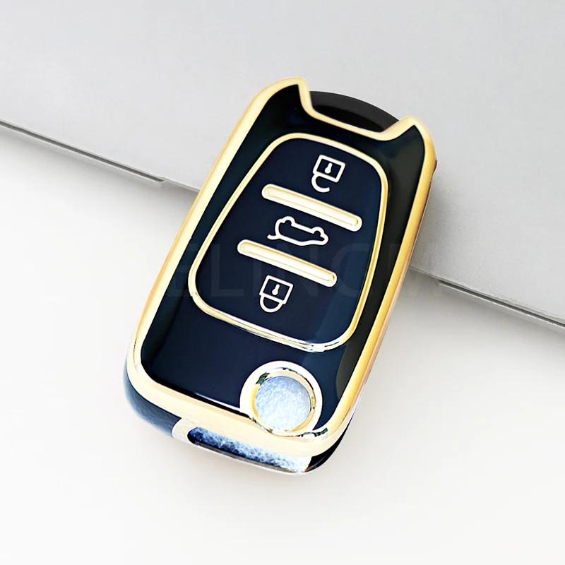 For Hyundai I20 I30 Ix20 Ix25 Ix35 Elantra Accent TPU Car Key Case Cover For KIA Sportage Rio 3 Soul Optima Ceed Pro K5 K2 Pride