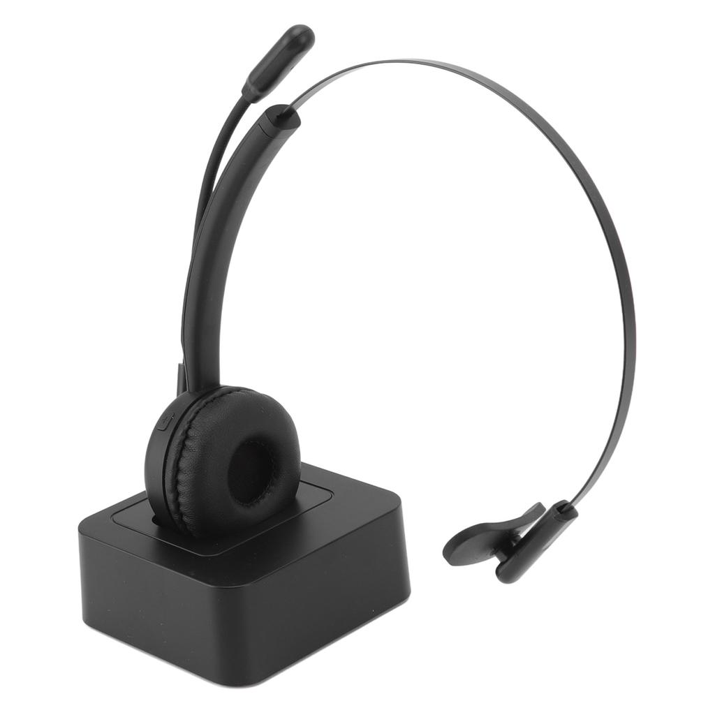 Call Center Headset Noise Cancelling Comfortable Adjustable Bluetooth Headset with Mic and Magnetic