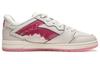 Li Ning Wave Pro Cushioning, Wear Resistant Low top Skateboard Shoes Unisex Ecru/Princess Pink AECU043-4
