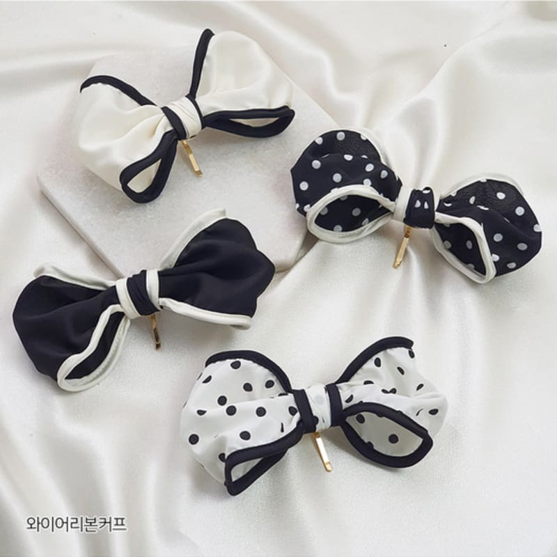 BESTY Wang Schleifennadel Haargummi Schwarze Schleife Automatische Nadel