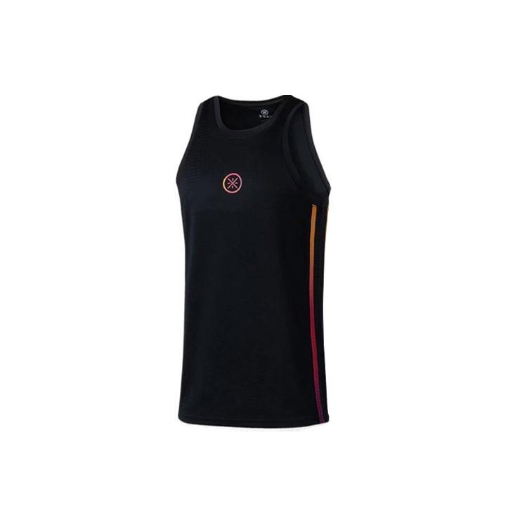 Li-Ning Way Of Wade Logo Quick-Drying Basketball Tank Black Men s AAYT013-1 S