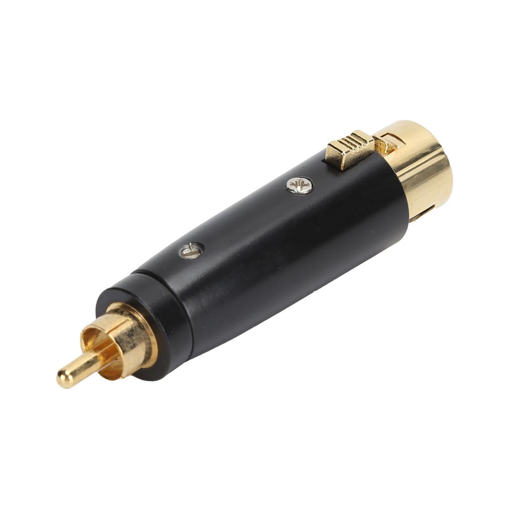 LZ1171G RCA Male to XLR Female Adapter Gold Plated Audio Connector for Mixer Microphone