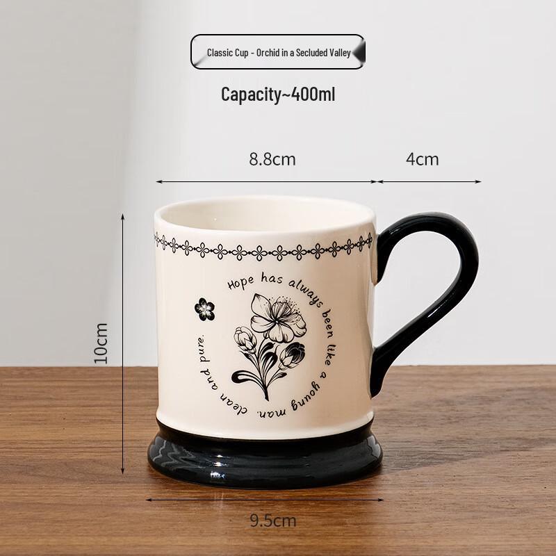 

Zhishi Retro Ceramic Coffee Mug