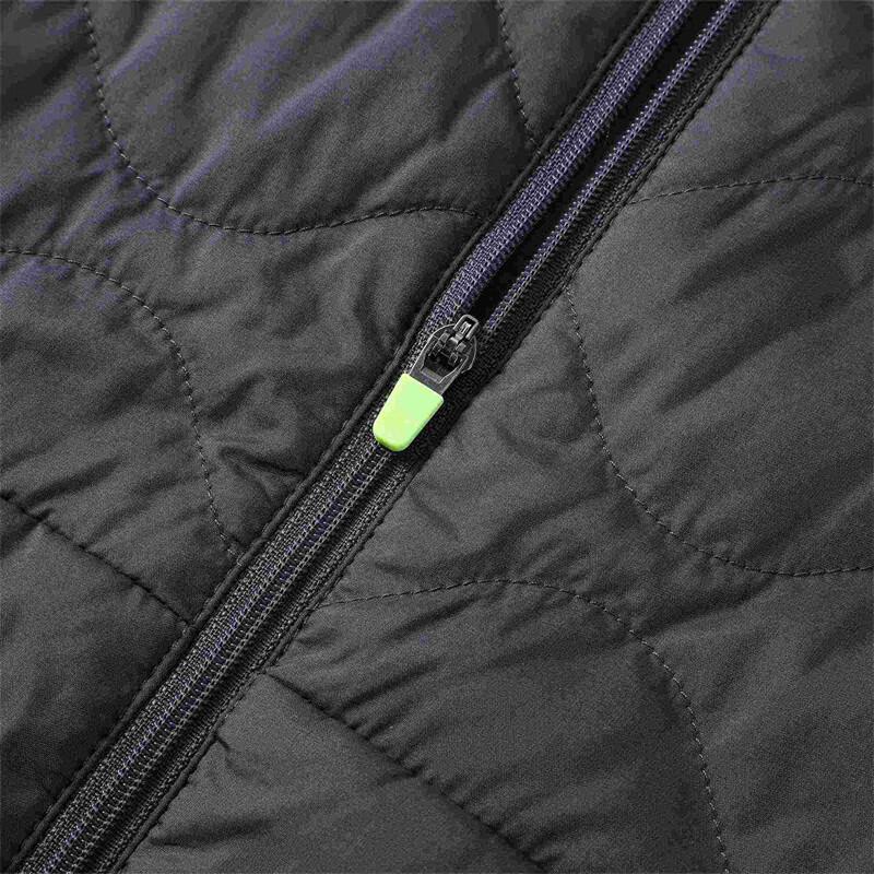 Puma Run Cloudspun Casual Stand Collar Zip Vest Men Vests Galaxy-Gray 524616-69