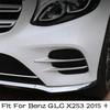 Front Bumper Fog Lights Eyelid Eyebrow Outer Garnish Molding Cover Trim Fit For Mercedes Benz GLC X253 2015 - 2019 Accessories
