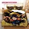 Cartoon Pattern Bedding Quilt Set Quilt Cover Pillowcase Home Decoration Birthday Gift (1 * Duvet Cover + 2 * Pillowcase, Without Core)