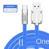 120W 6A Super Fast Charge PD Type C Liquid Silicone Cable 1 Meter Usb Cable USB To USB C Charger Cable For Samsung Xiaomi Huawei