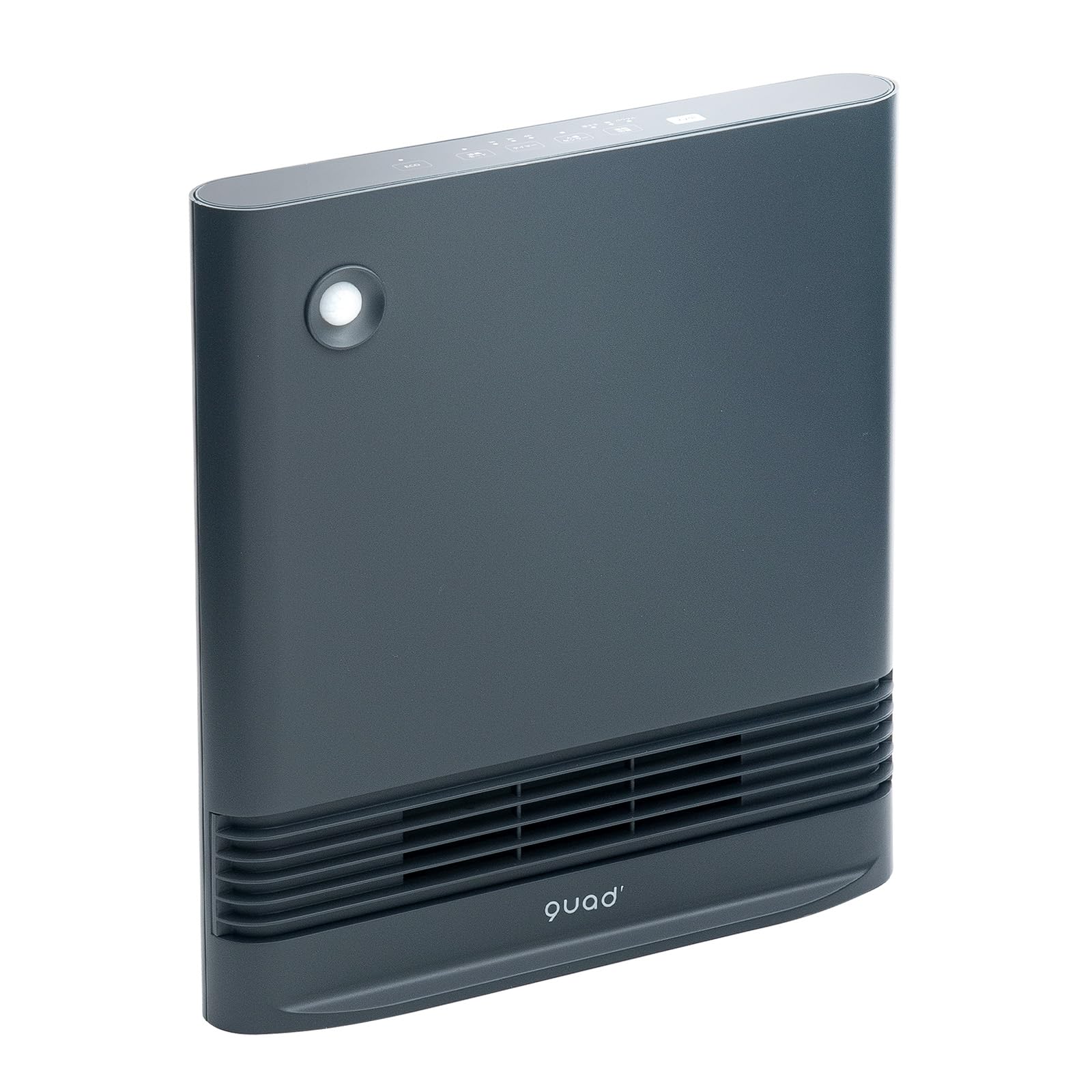 

Керамический обогреватель Energy QUADS Slim ENA HEAT S 1200 Вт с большим объемом воздуха, точечным обогревом, тонкий, светящийся датчик присутствия человека, экологически чистый, компактный, небольшой, быстрый нагрев, электрический