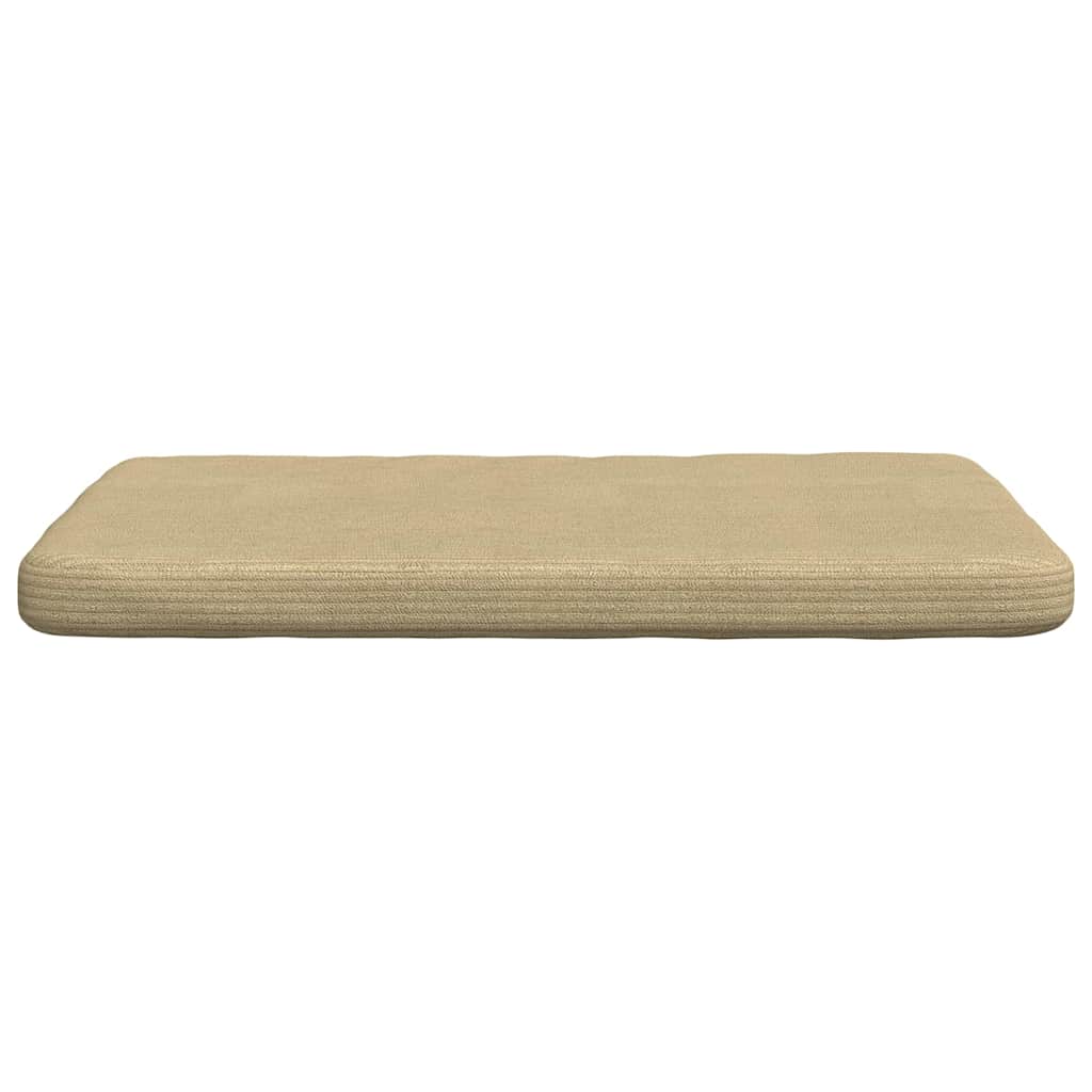 Seat Cushions 4 Pcs Gray Green 40 X 40 X 3 Cm Cord Fabric