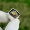 Natural Citrine Rough Gemstone Statement Adjustable Ring 925 Sterling Silver