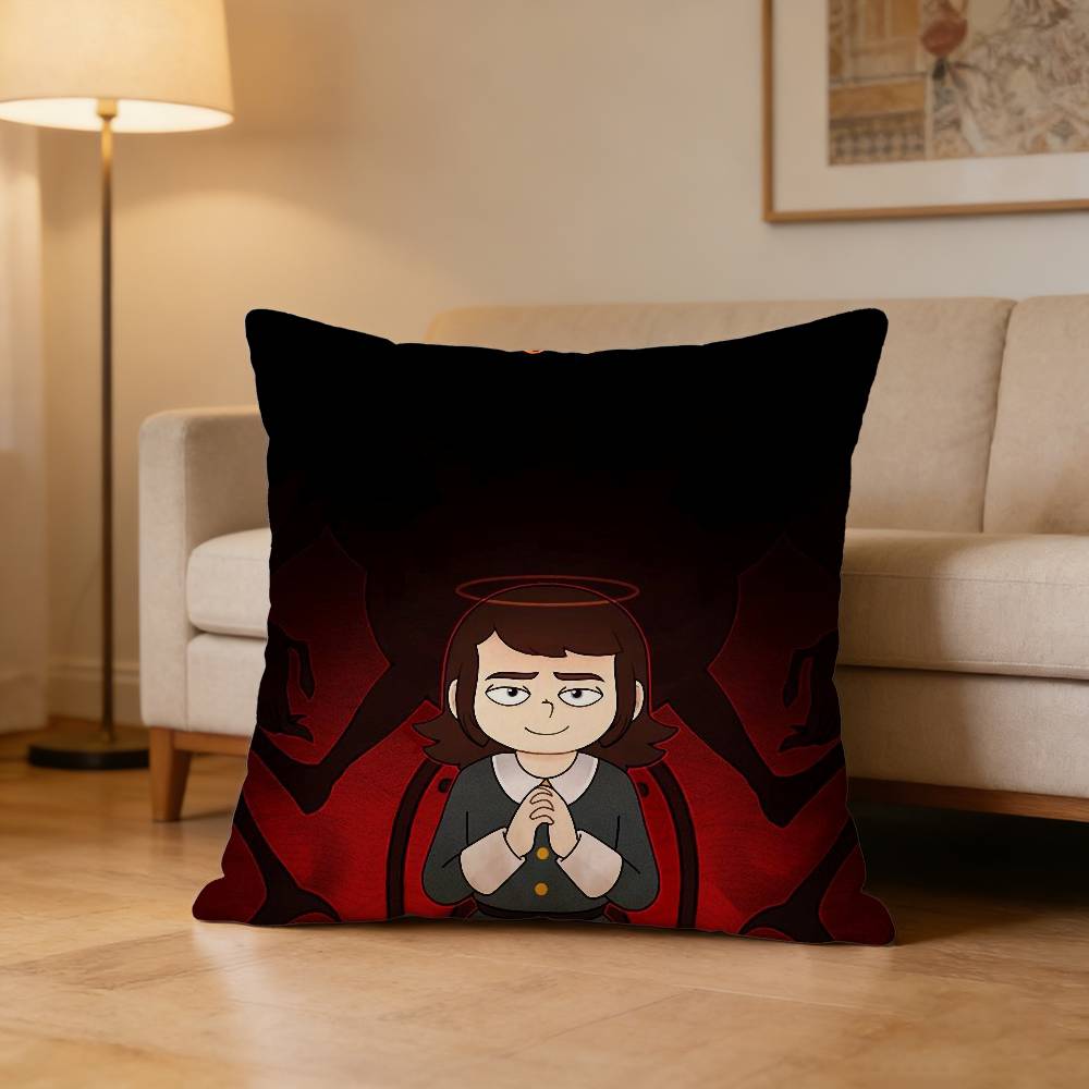 Abaddon H-Haunteds H-Hotel Pillow Case Pattern Printed Pillowcase For Living Room Sofa Cushion Cover