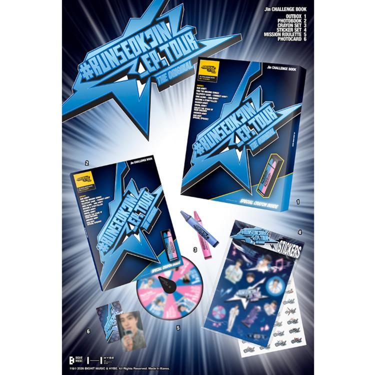 [POB] [SET] Jin (BTS) - '#RUNSEOKJIN_EP.TOUR In GOYANG' The Original