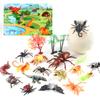 20-Piece Set Of Children'S Insect Model Ornaments, Scene Maps, Cognitive Animal Models, Early Education Toys