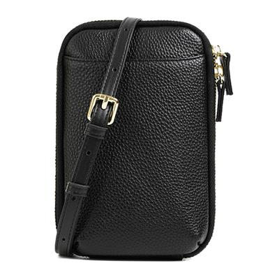 [imeetu] Damen Mini-Schultertasche aus echtem Leder mit ausziehbarem Schlüsselanhänger, Leicht, Multifunktional, Schlicht, Lässig, Stilvoll, Crossbody/Schulter