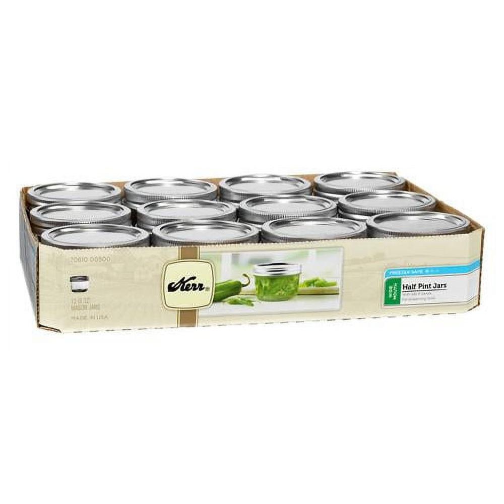 

Банки Мейсона с широким горлышком 8 унций Банки для консервирования с крышками и ободками 12 штук Герметичная крышка Безопасны для заморозки Не содержат БФА Банки для хранения United States