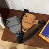 Solid Color Sport Chest Bag Mini Shoulder Bag Simple Men Crossbody Bag  Unisex